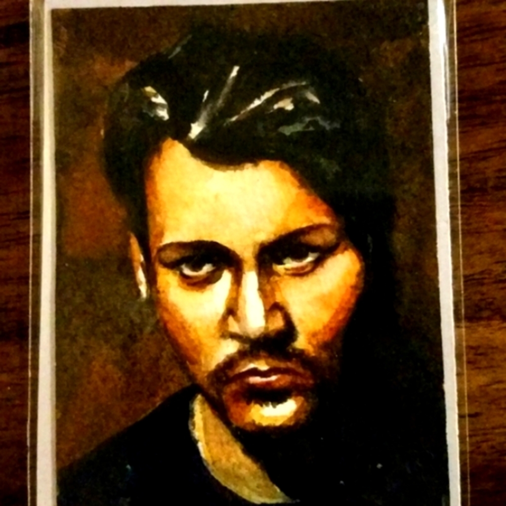 Johnny Depp ACEO/ATC Mini Art Print 2013